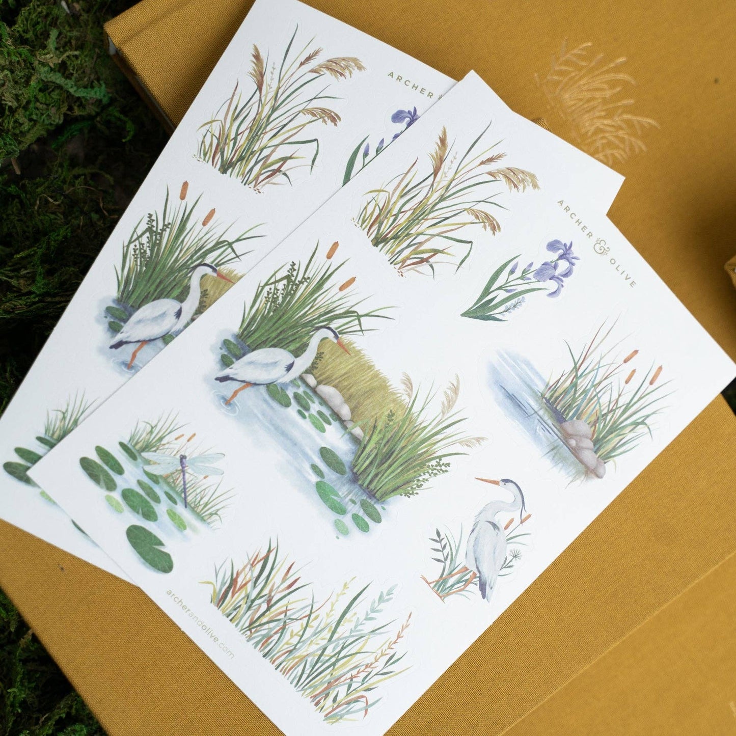 Stickers: Gentle Breeze Archer and Olive