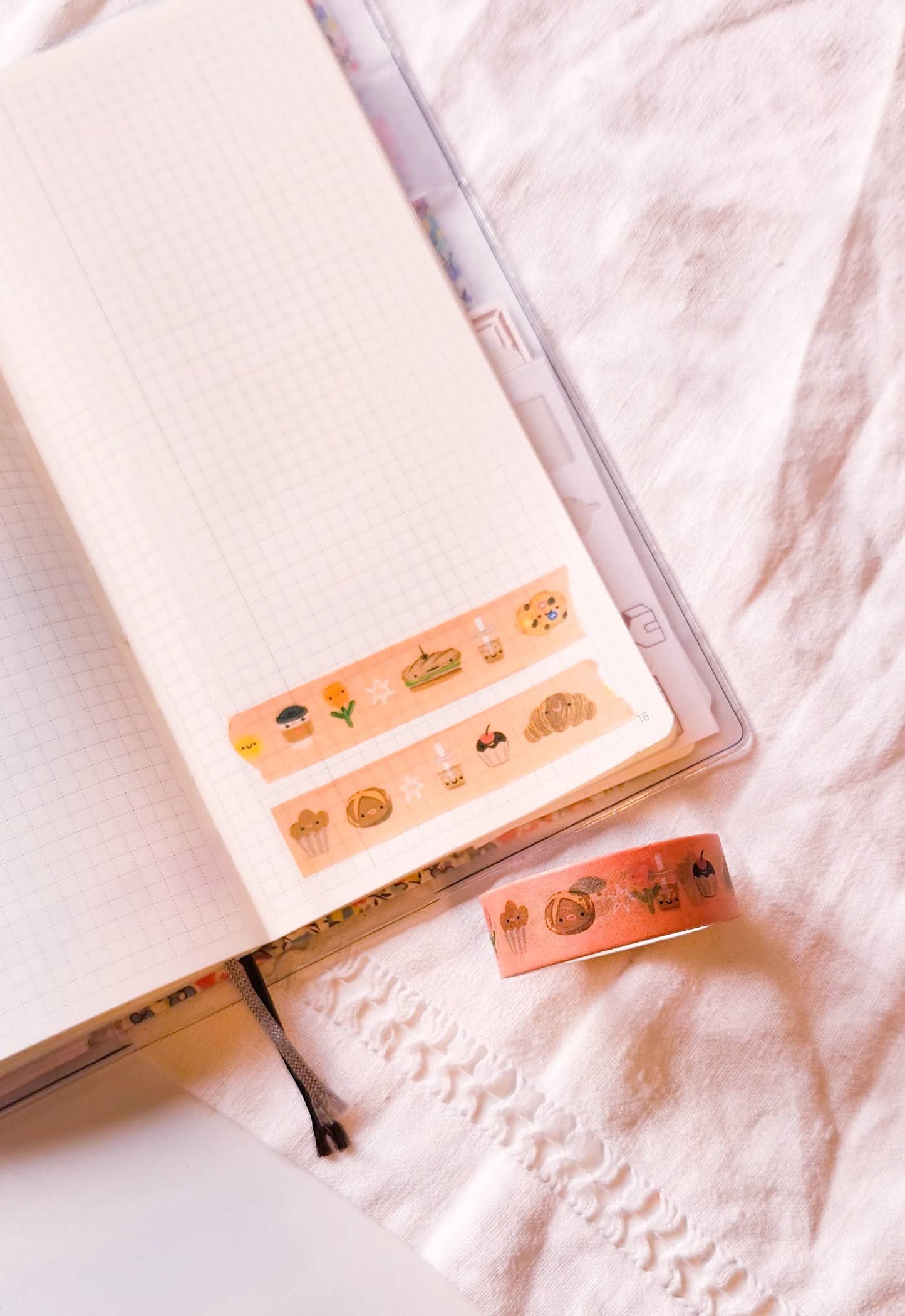 French Bakery Washi Tape - Emotional Pastries Full Bloom and Co.
