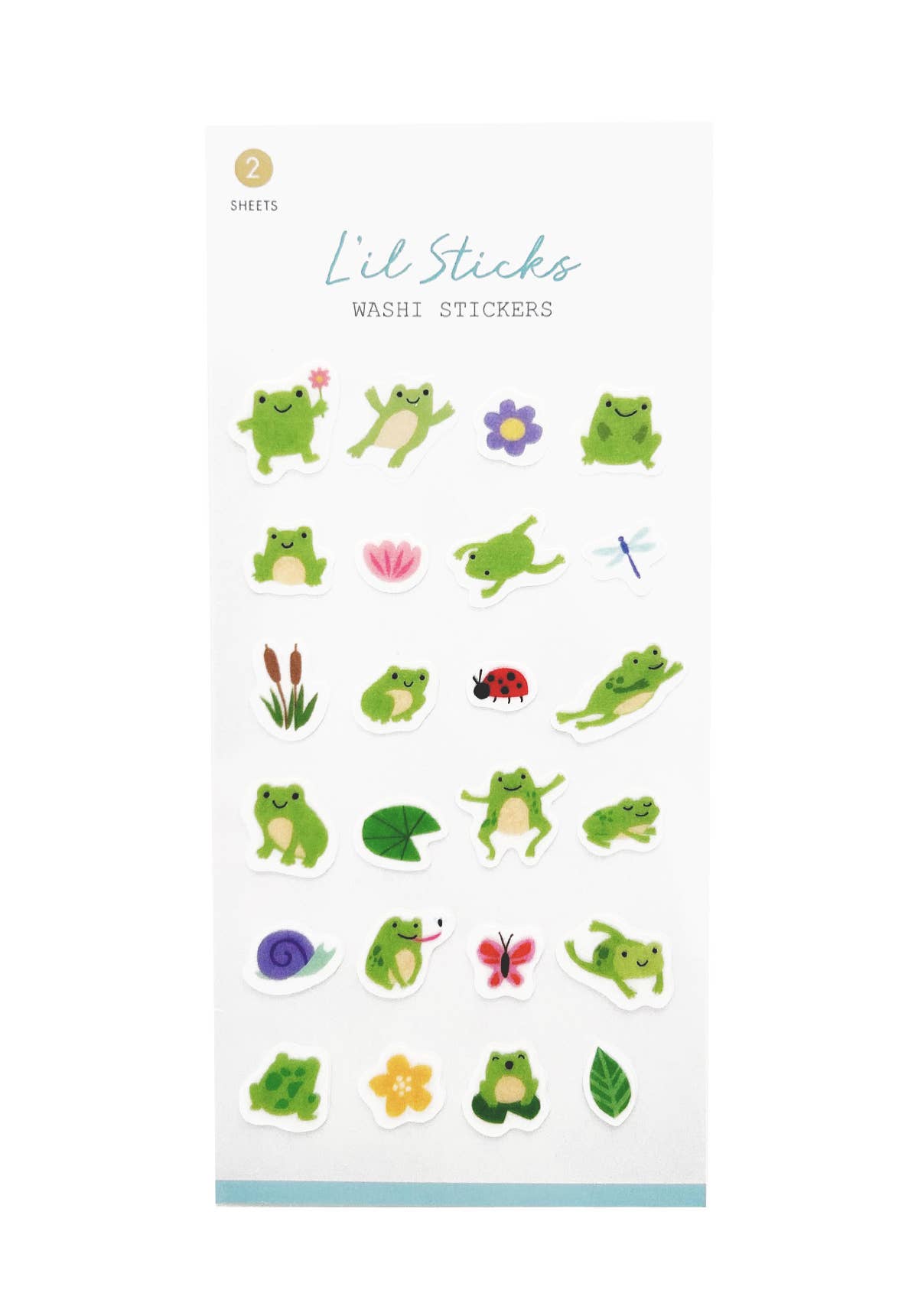 Frogs L’il Sticks Washi Stickers Girl of All Work