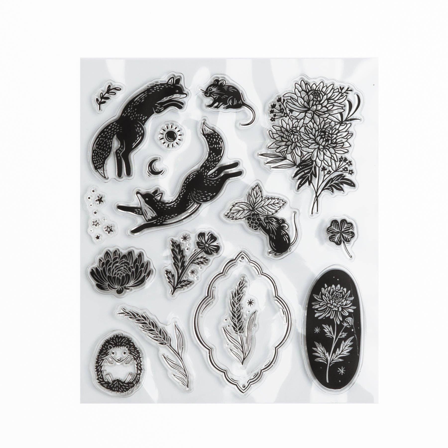 Acrylic Stamps: Forest Findings Archer and Olive