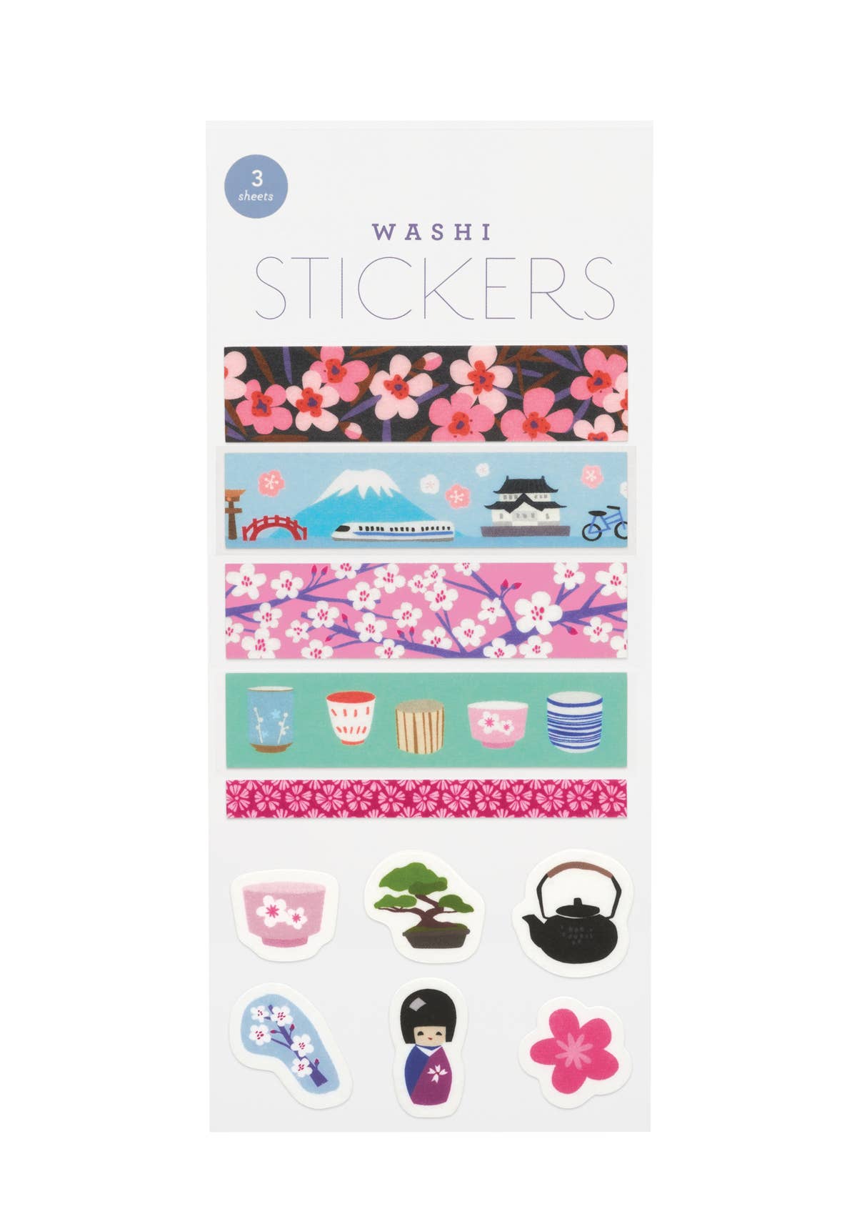 Tokyo Washi Stickers Girl of All Work