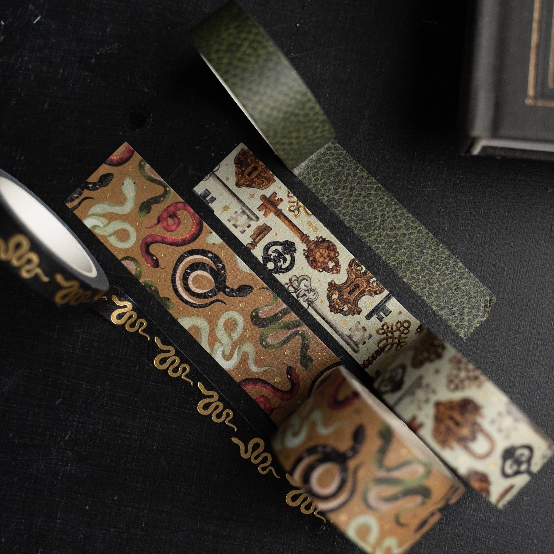 Coiled Key Washi Tape Set Archer and Olive