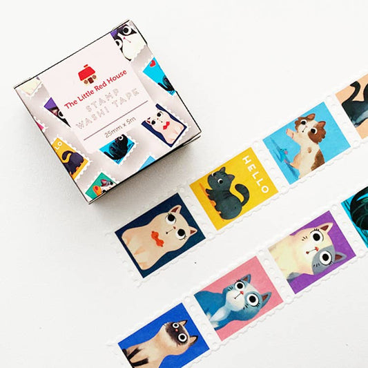 Cats Stamp Washi Tape The Little Red House