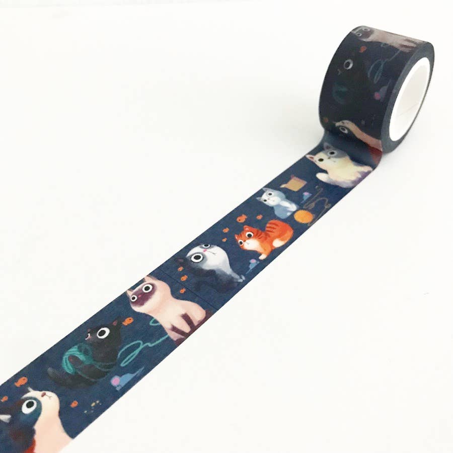 Wide Meow Washi Tape The Little Red House