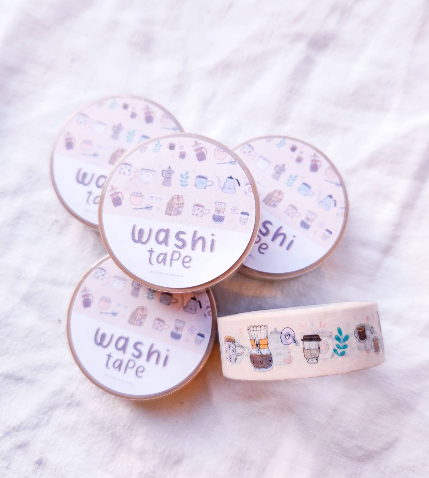 Coffee Shop Washi Tape Full Bloom and Co.