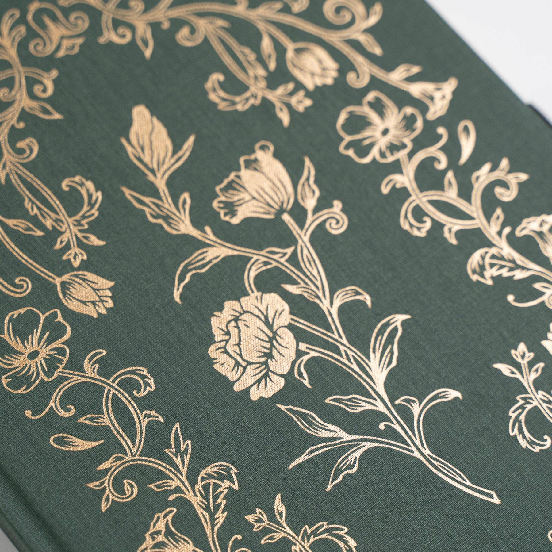8x8 Antique Floral Dot Grid Notebook Archer and Olive