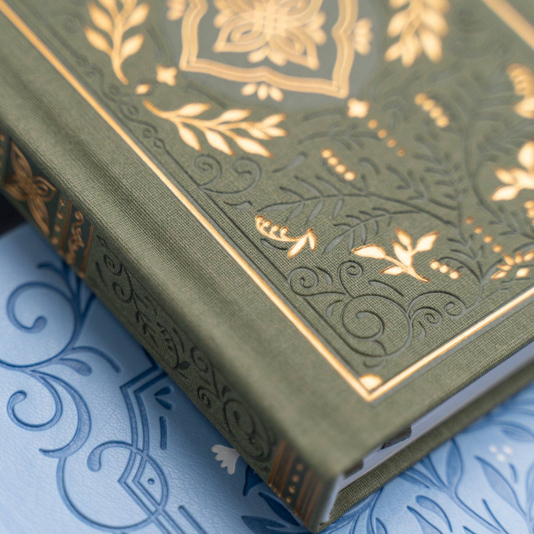 Storybook In Vintage Olive Dot Grid Notebook Archer and Olive