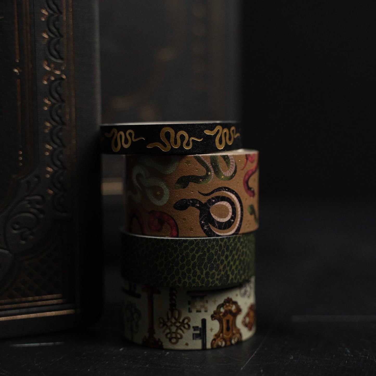 Coiled Key Washi Tape Set Archer and Olive