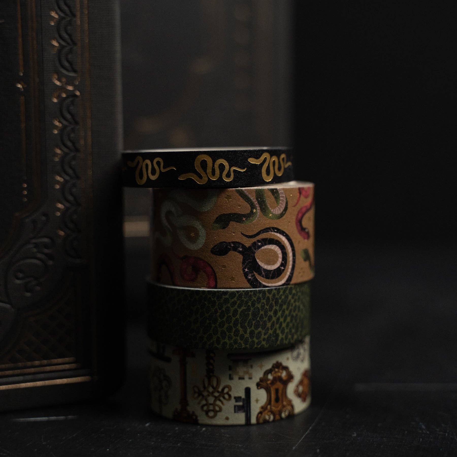 Coiled Key Washi Tape Set Archer and Olive