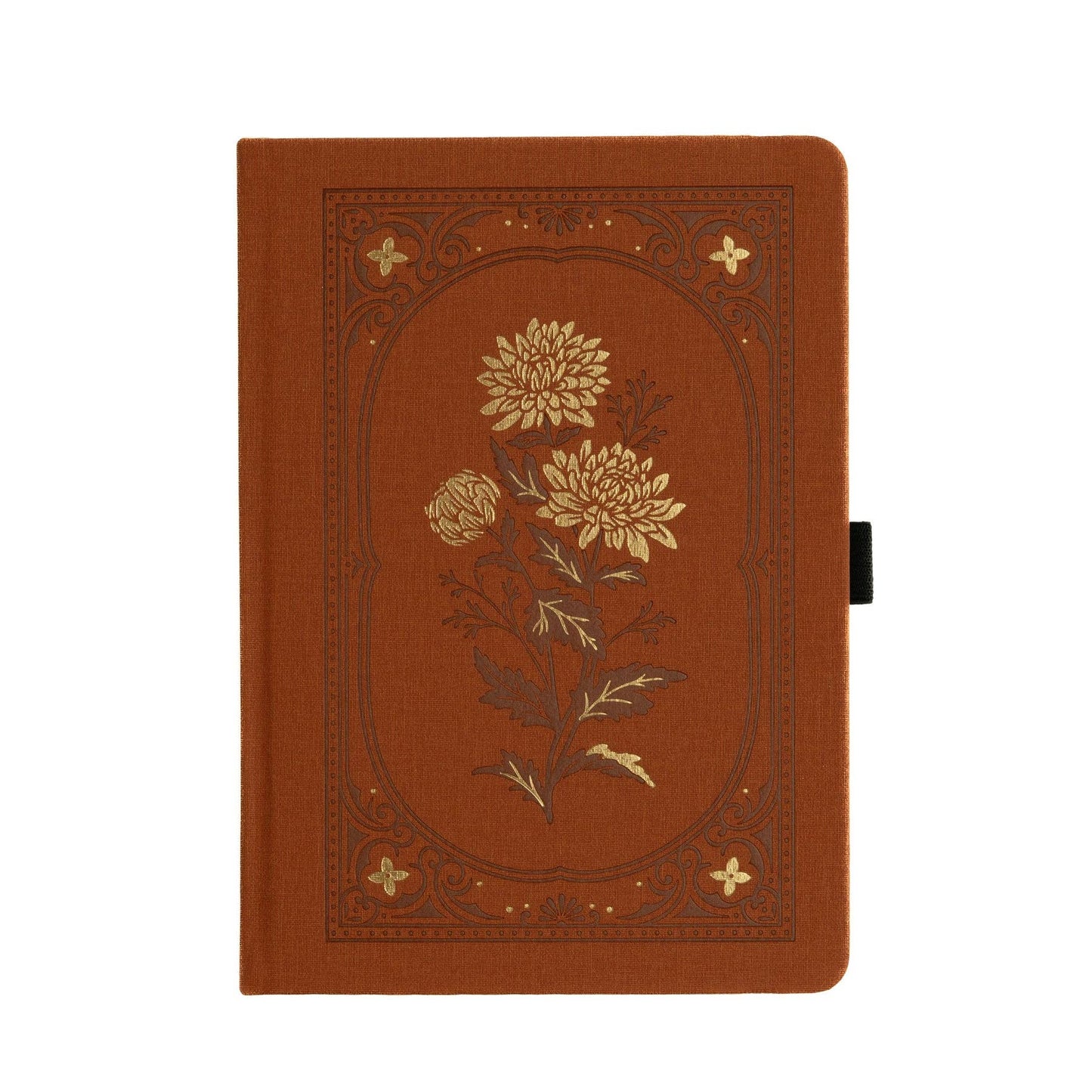 A5 Lined Notebook: Chrysanthemum Archer and Olive