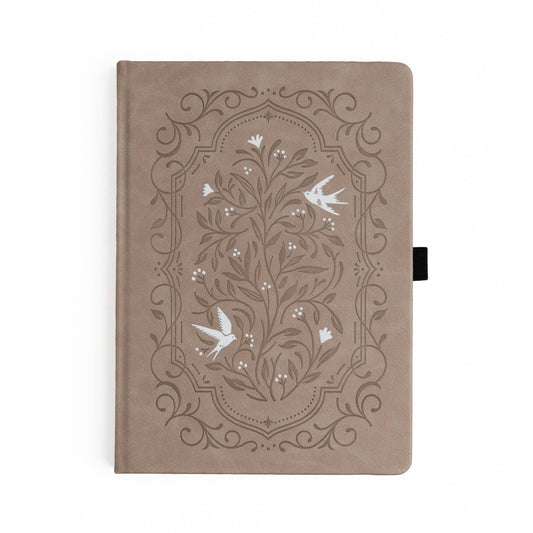 B5 Dot Grid Notebook: Songbird Archer and Olive