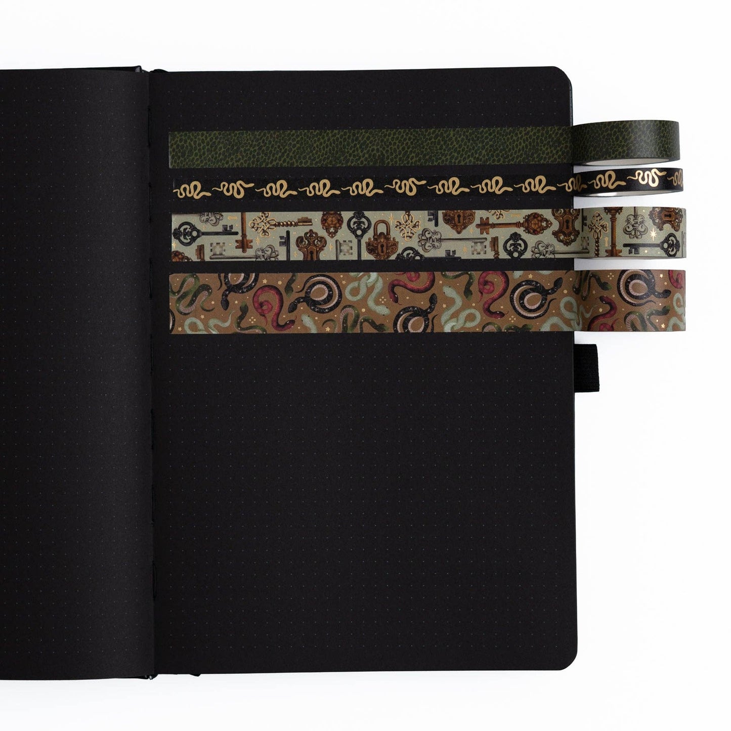 Coiled Key Washi Tape Set Archer and Olive