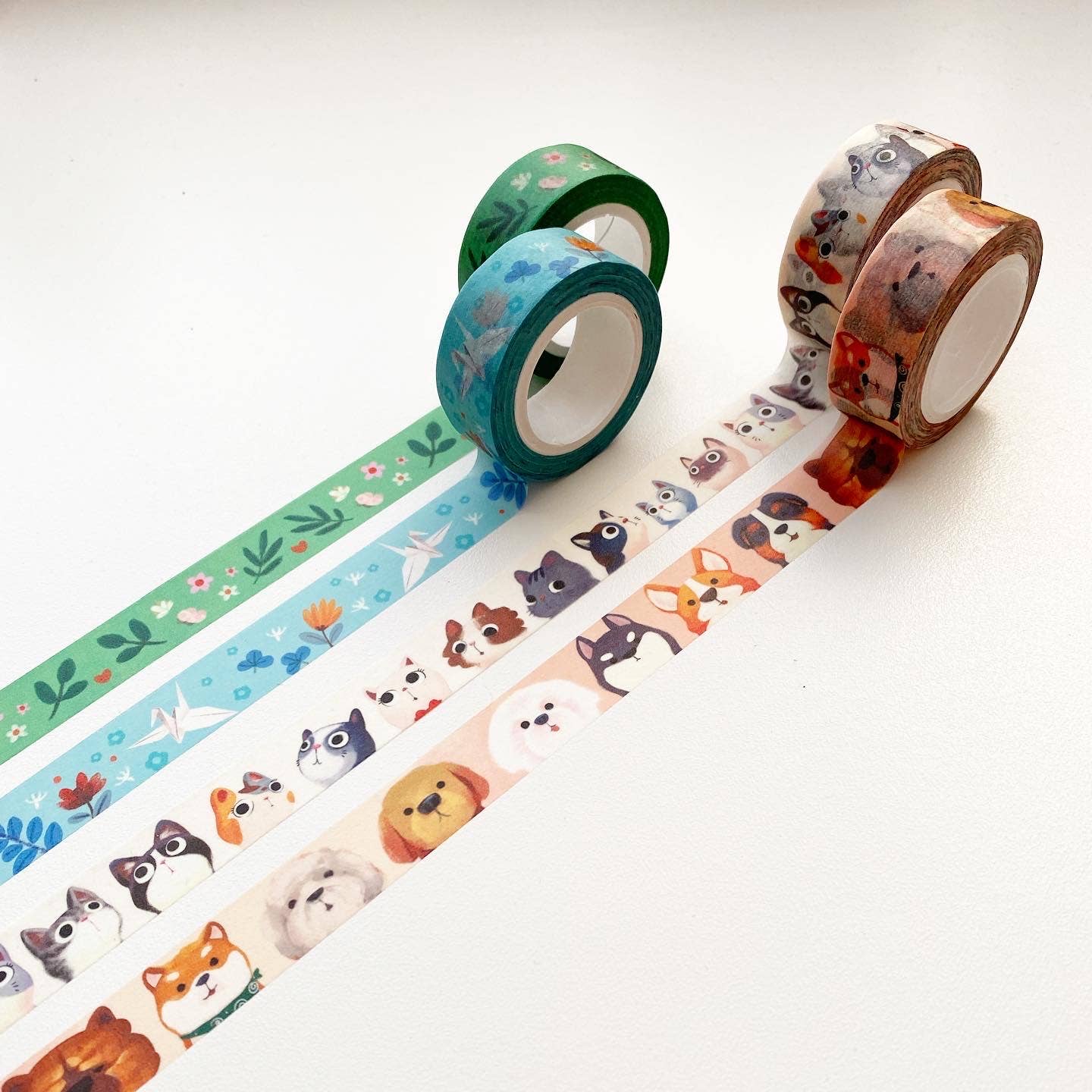 Dog Faces Washi Tape The Little Red House