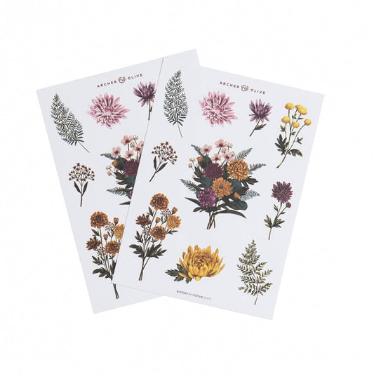 Stickers: Chrysanthemum Archer and Olive