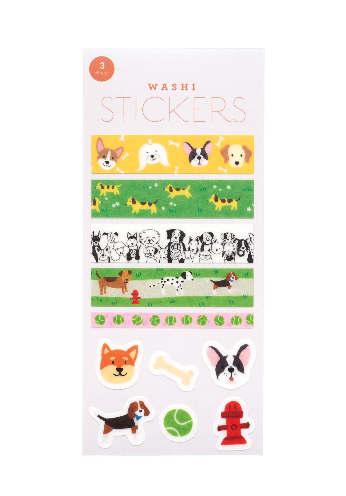 DOGS WASHI STICKERS Girl of All Work