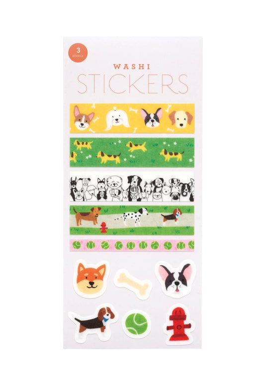 DOGS WASHI STICKERS Girl of All Work