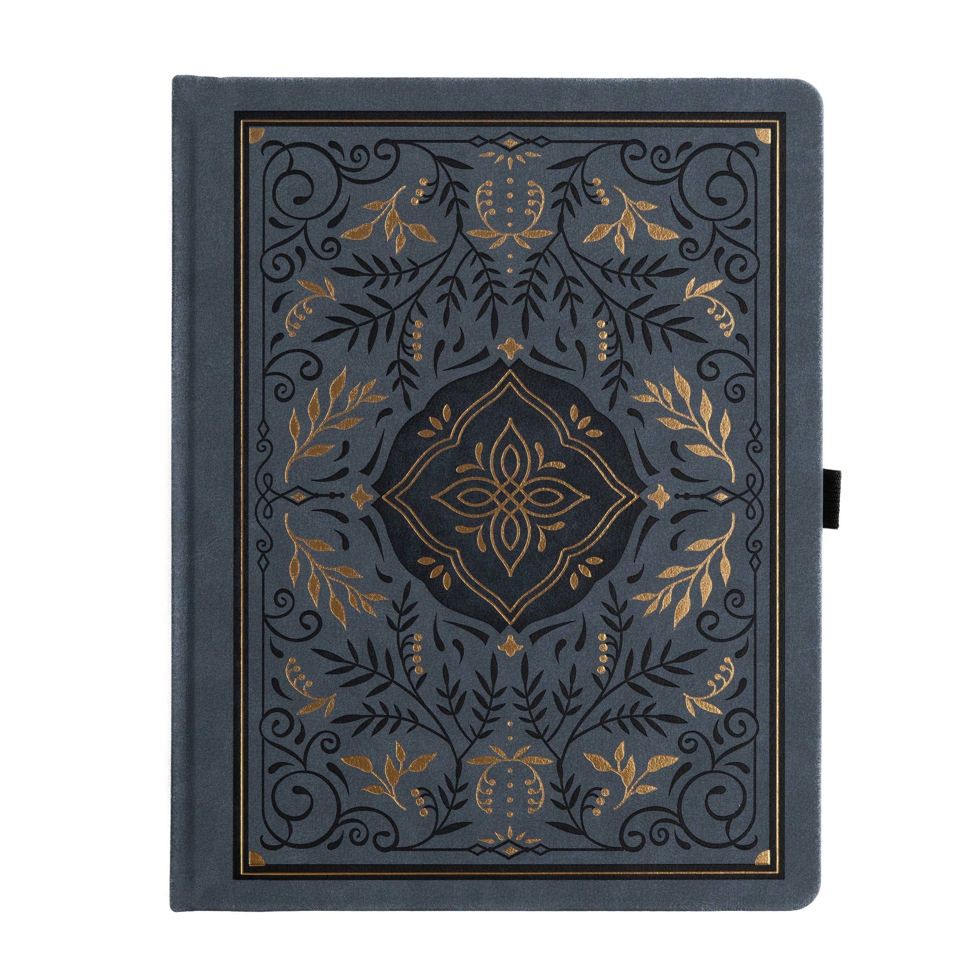 Storybook Dot Grid Notebook in Navy Archer and Olive