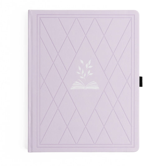 Vintage Library Notebook in Lilac Archer and Olive