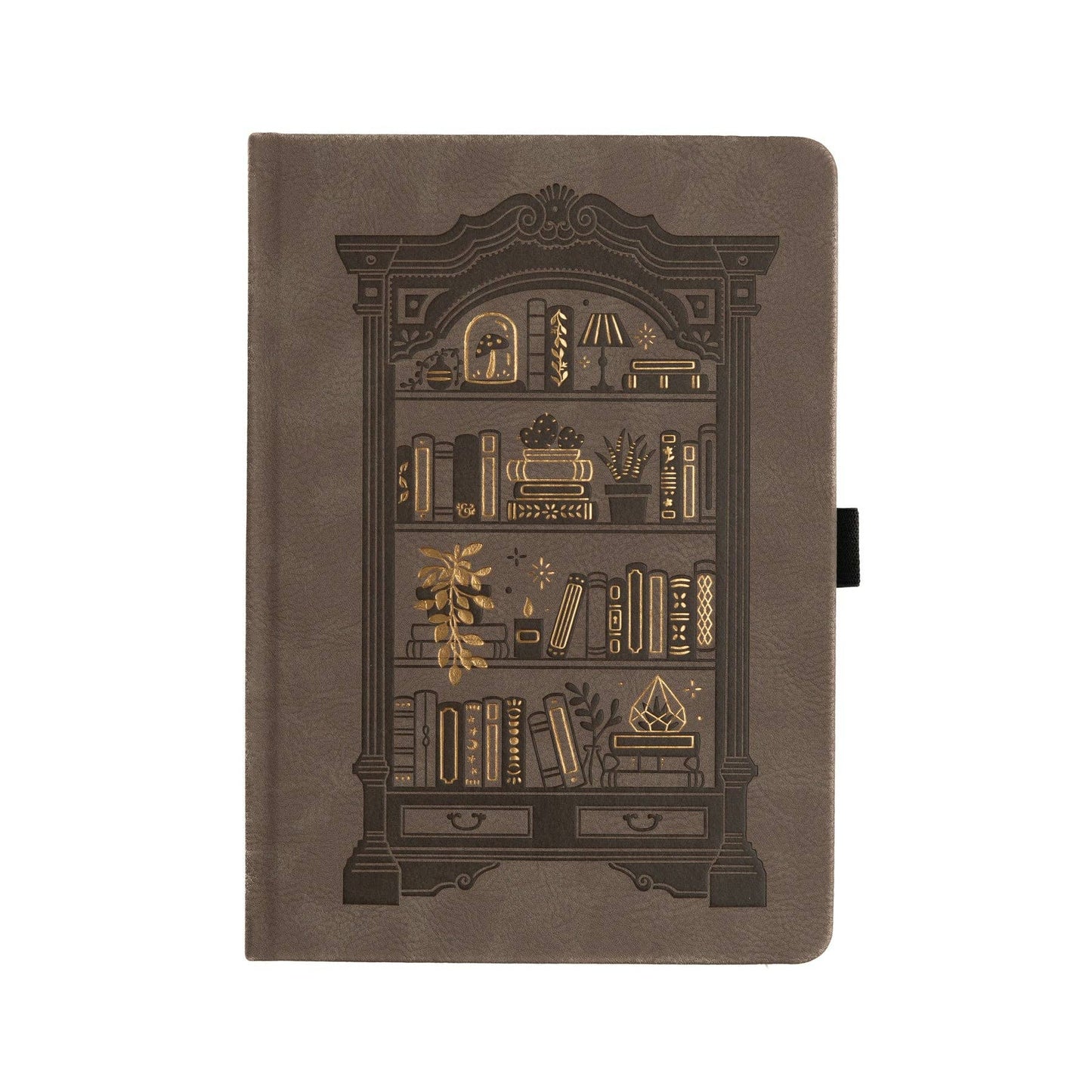 A5 Blank Notebook: Bookshelf Archer and Olive
