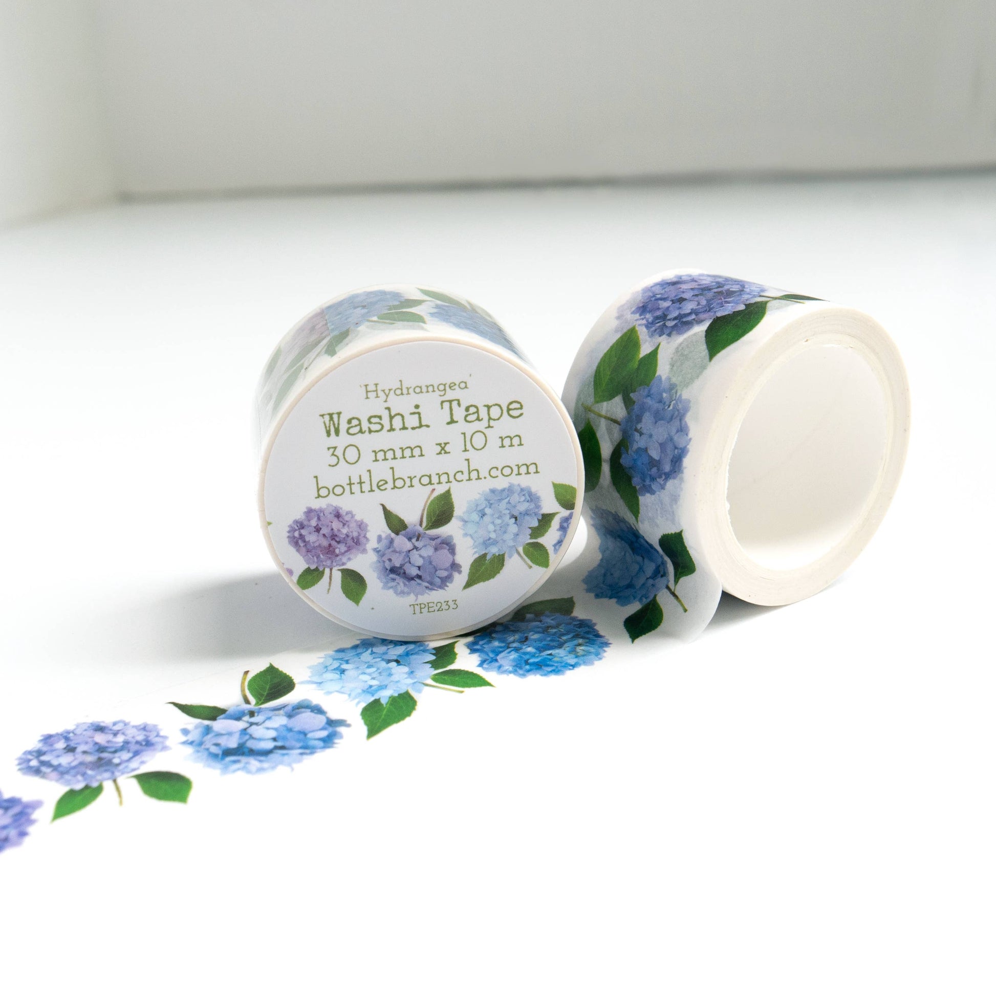 Washi Tape - Hydrangea Bottle Branch