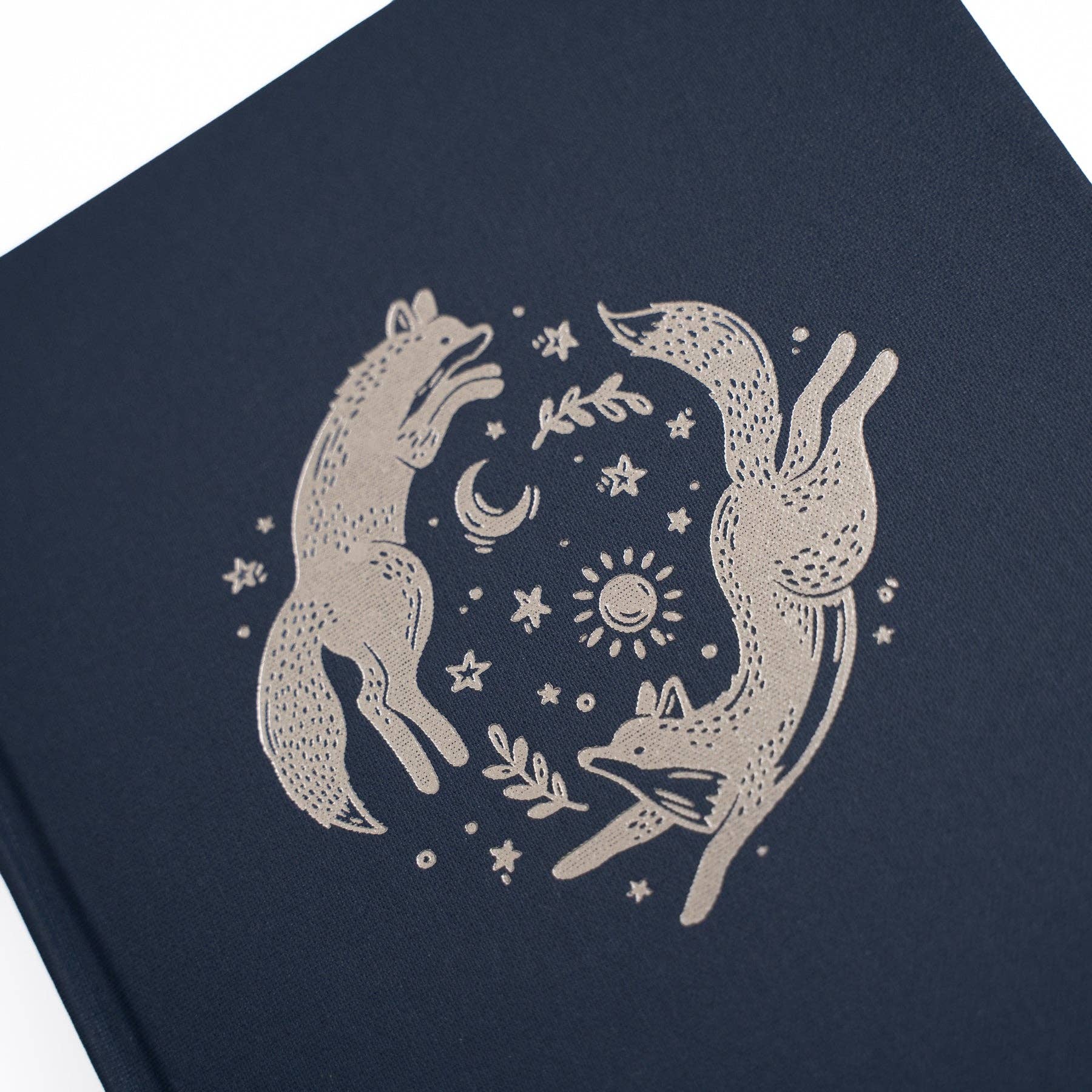A5 Dot Grid Journal: Forest Foxes Archer and Olive
