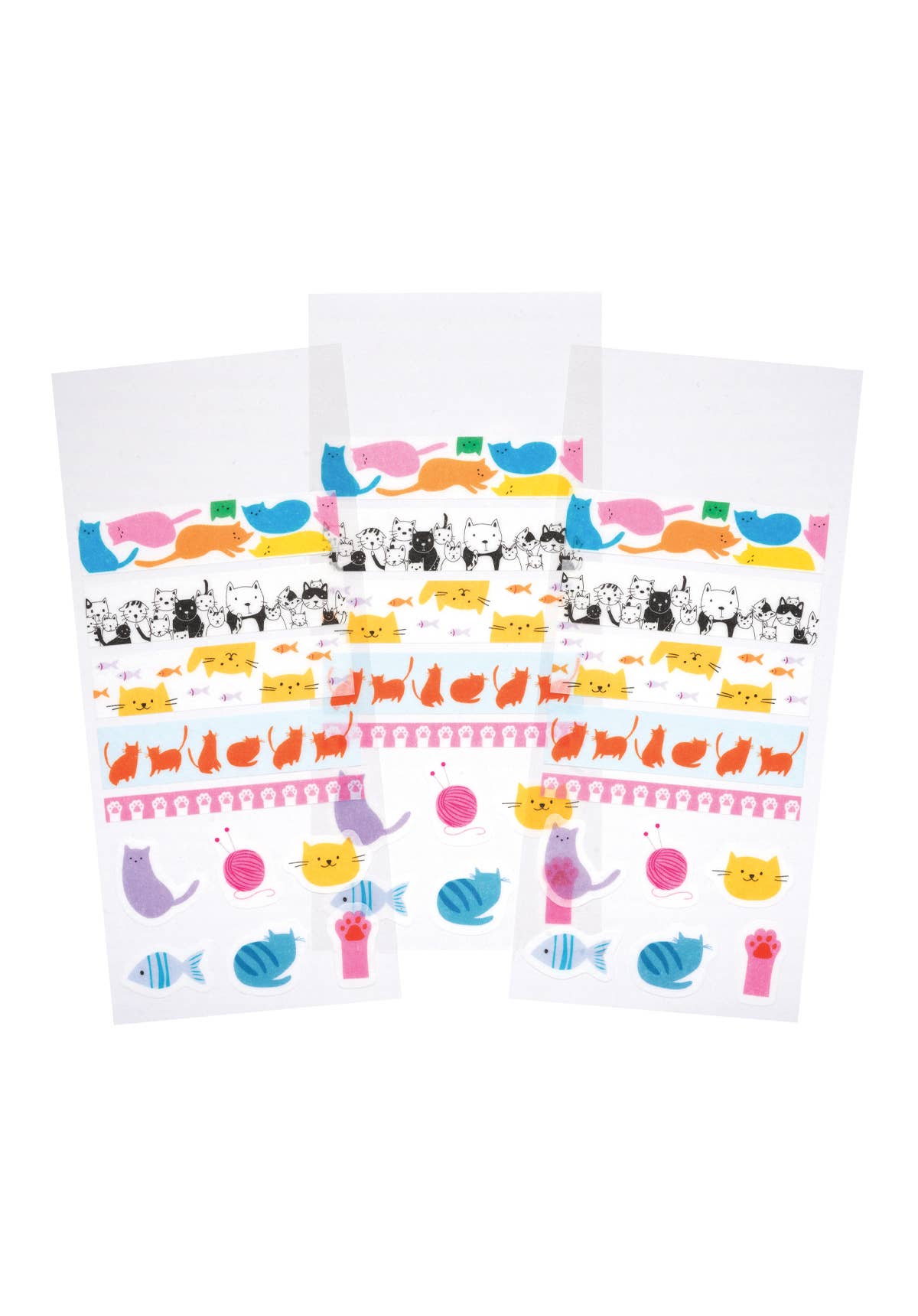 CATS WASHI STICKERS Girl of All Work