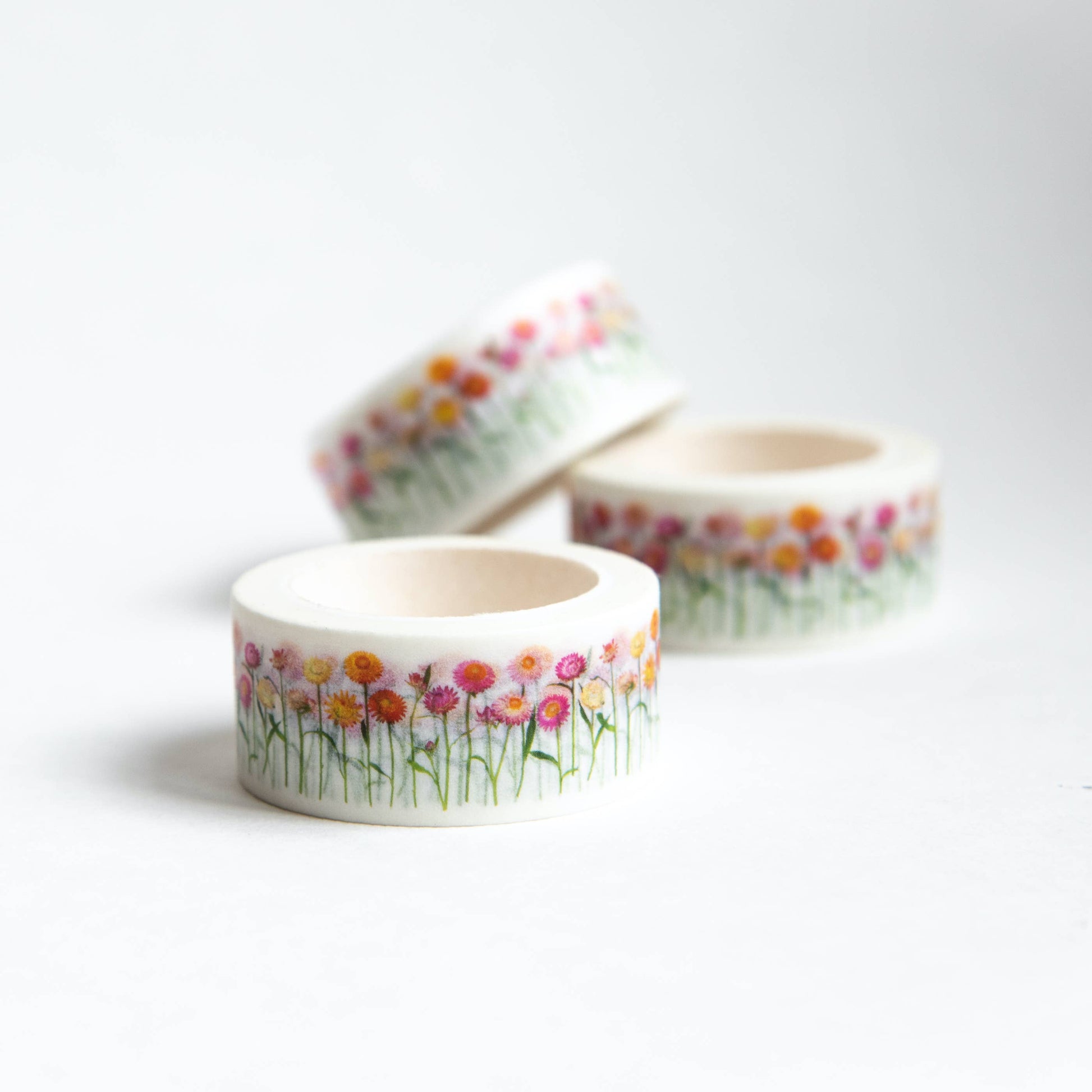 Washi Tape - strawflowers Bottle Branch