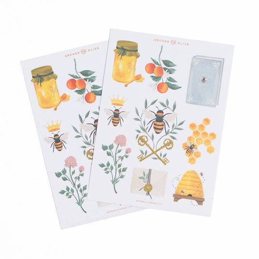 Keeper of the Bees Sticker Set Archer and Olive