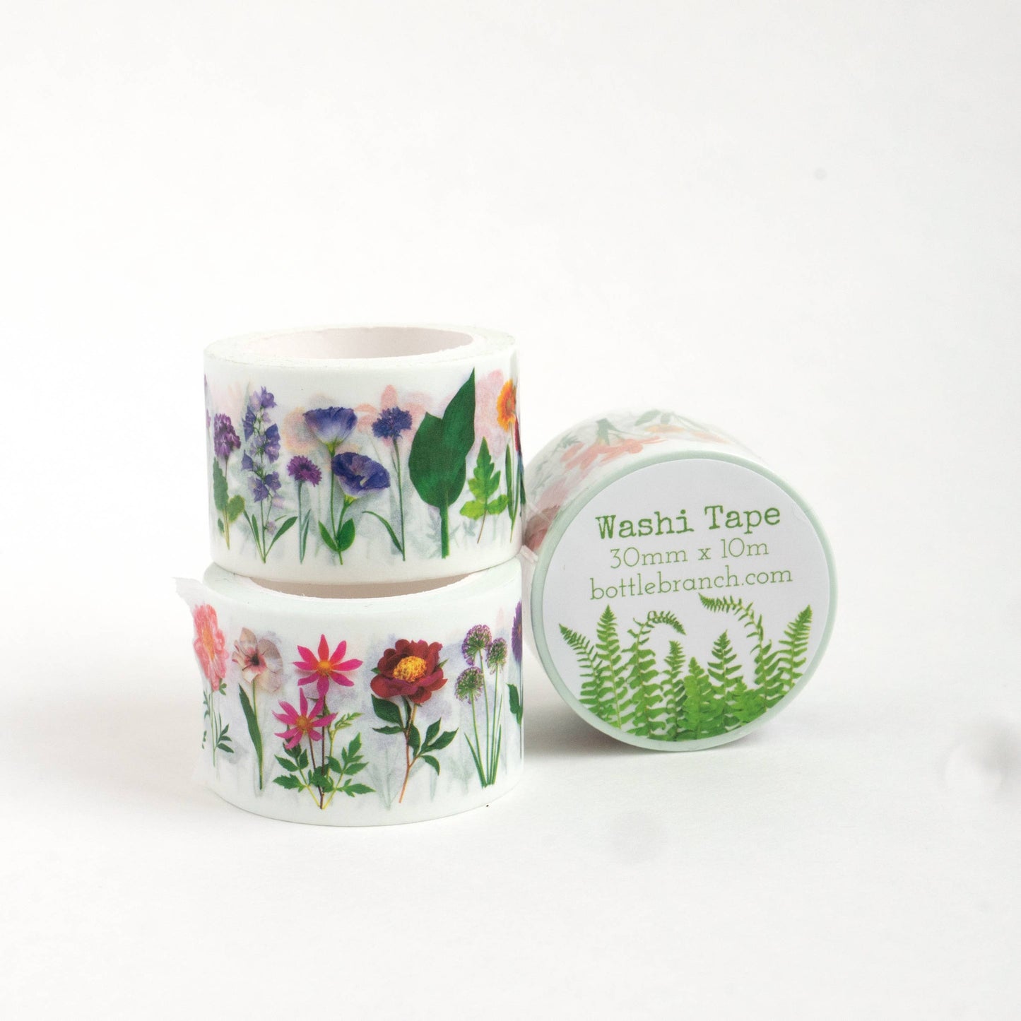 Washi Tape - Blooming Rainbow Bottle Branch