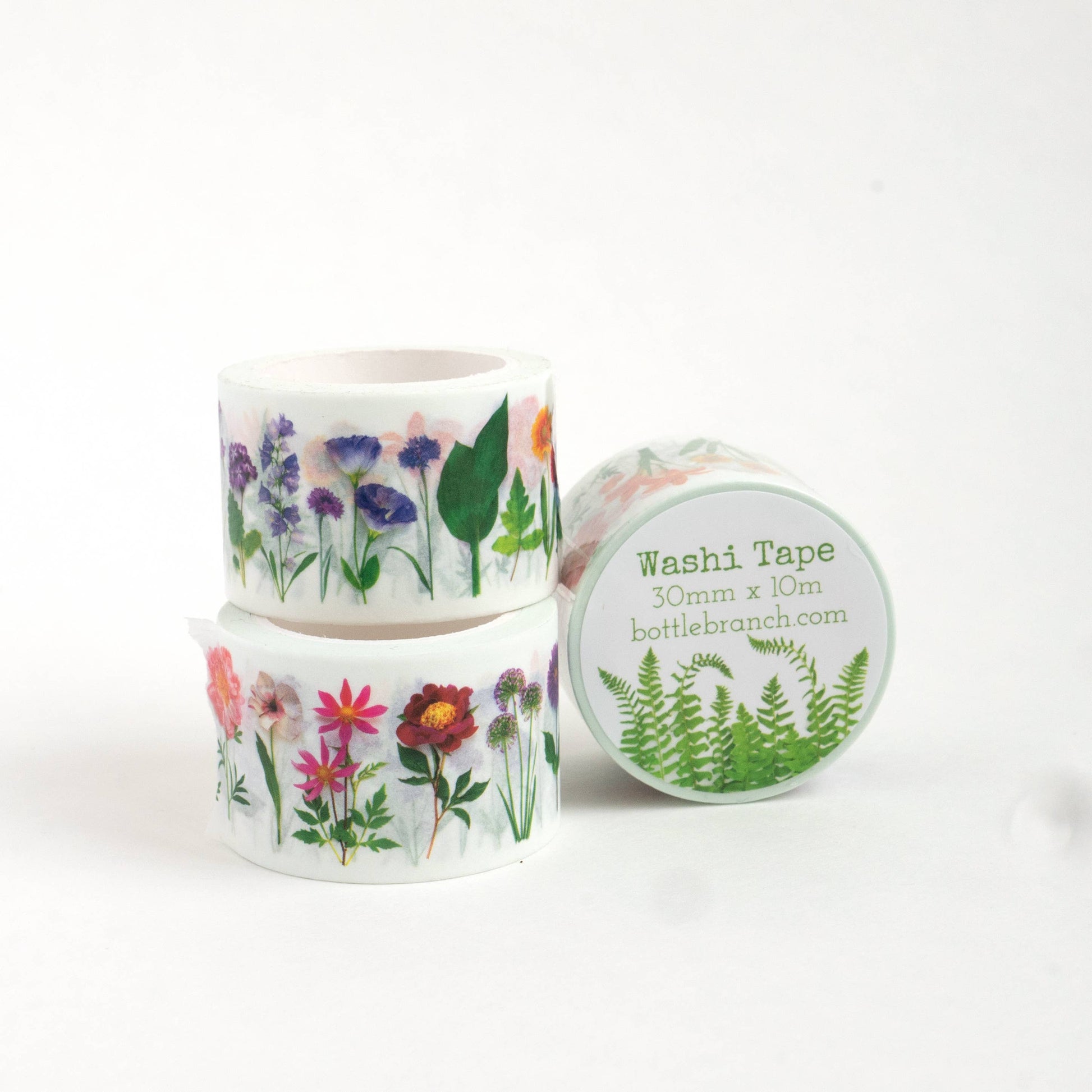 Washi Tape - Blooming Rainbow Bottle Branch