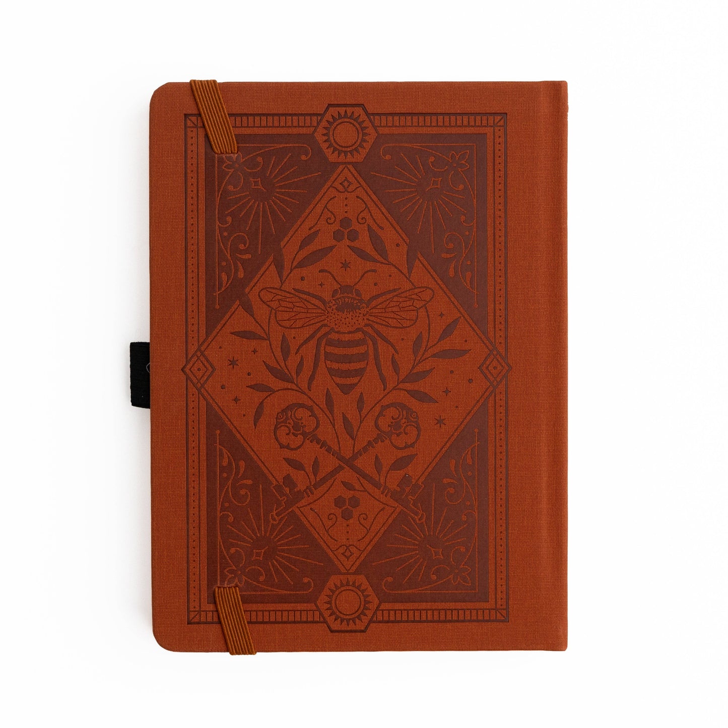 Keeper of the Bees Dot Grid Notebook in Rust Archer and Olive
