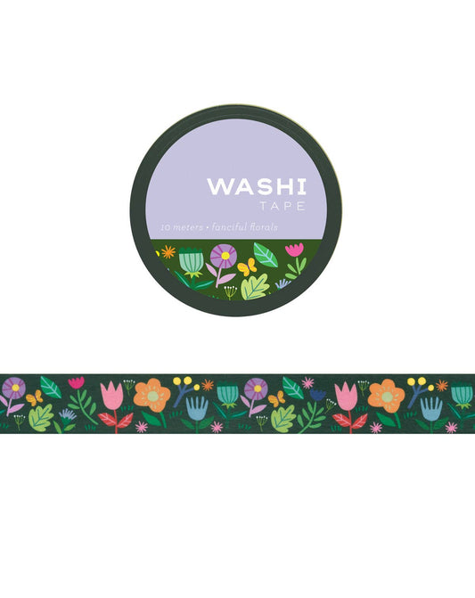 Fanciful Florals Washi Tape Girl of All Work