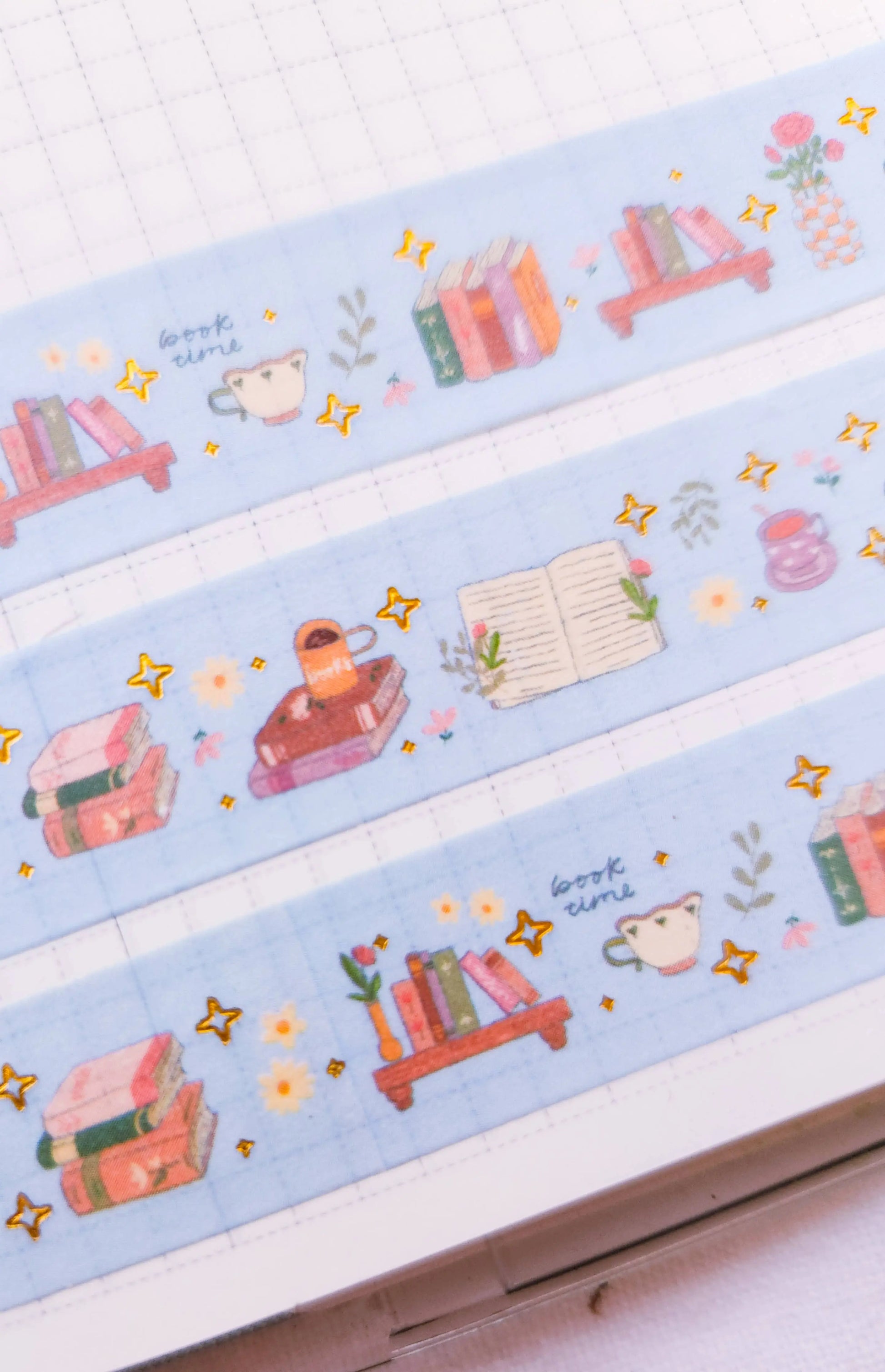 Book Lovers Foiled Washi Tape Full Bloom and Co.