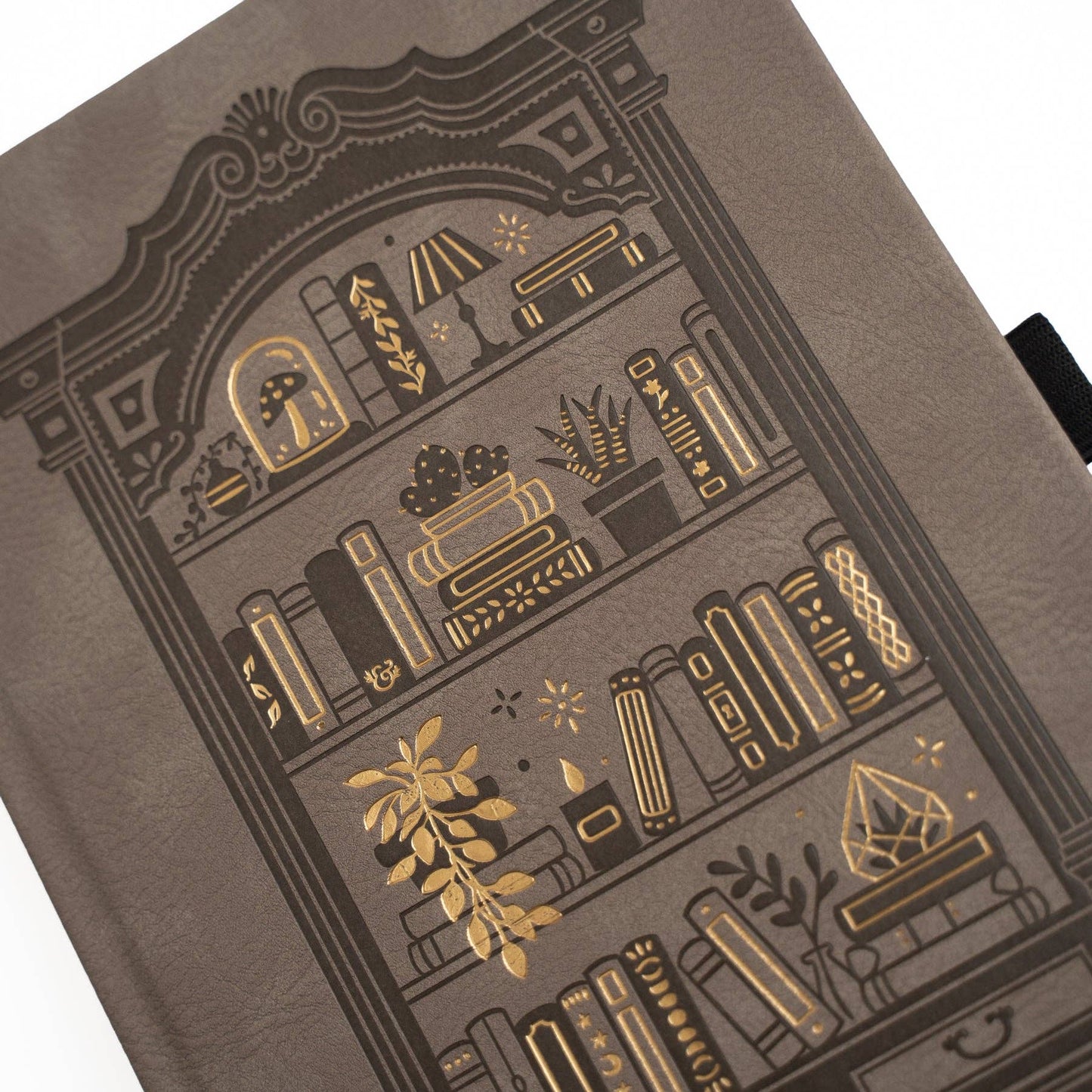 A5 Blank Notebook: Bookshelf Archer and Olive