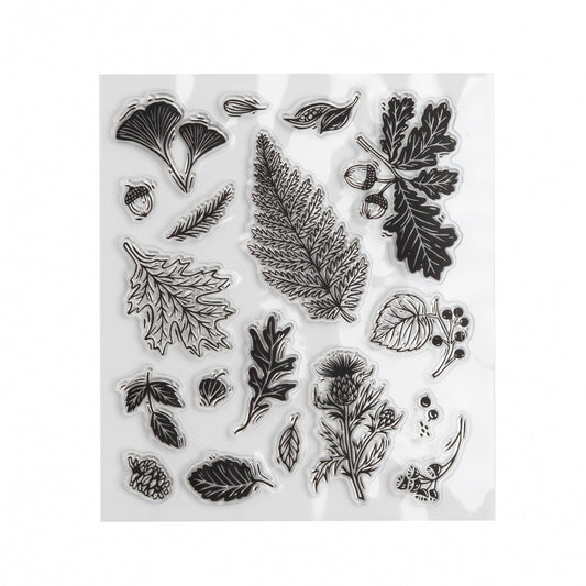 Acrylic Stamps: Forest Foliage Archer and Olive