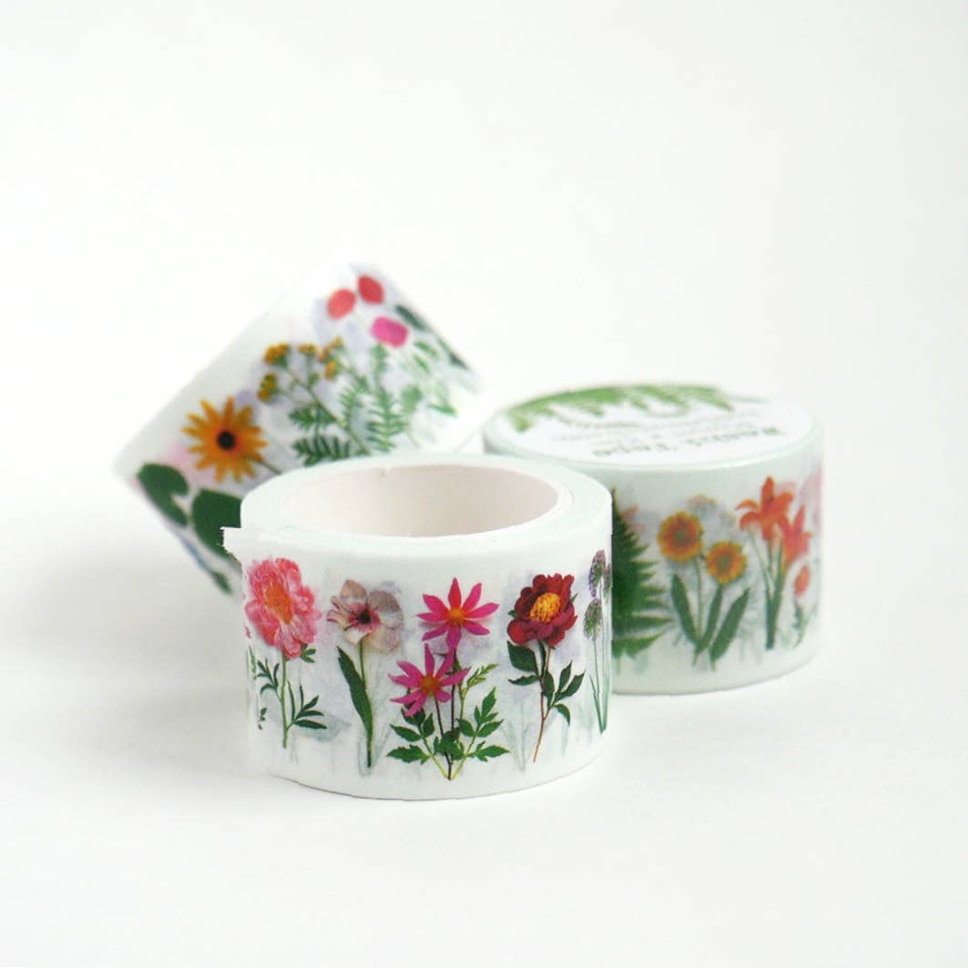 Washi Tape - Blooming Rainbow Bottle Branch