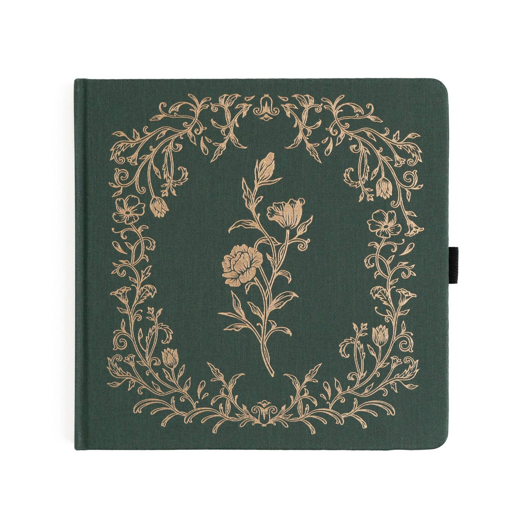 8x8 Antique Floral Dot Grid Notebook Archer and Olive