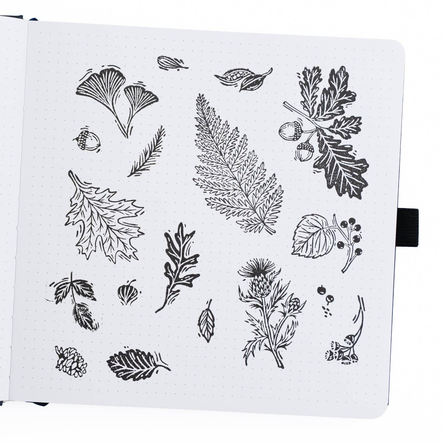 Acrylic Stamps: Forest Foliage Archer and Olive