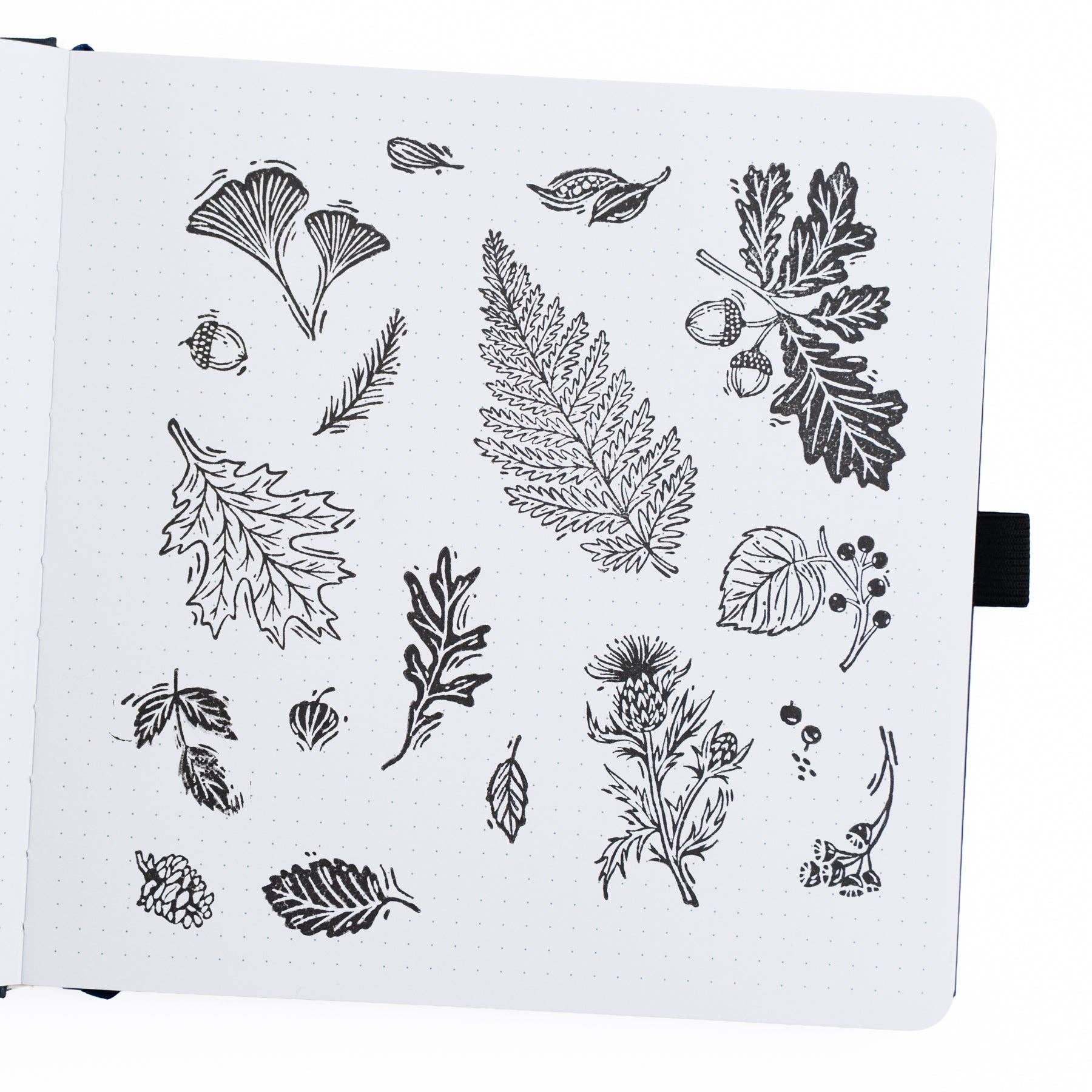Acrylic Stamps: Forest Foliage Archer and Olive