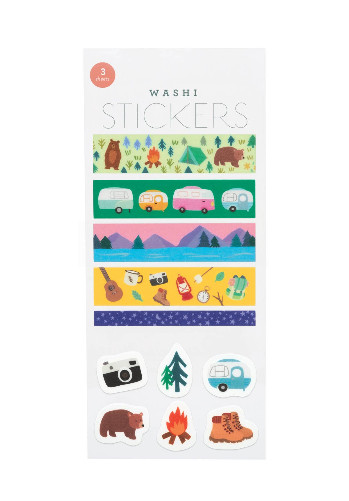 Summer Camp Washi Stickers Girl of All Work