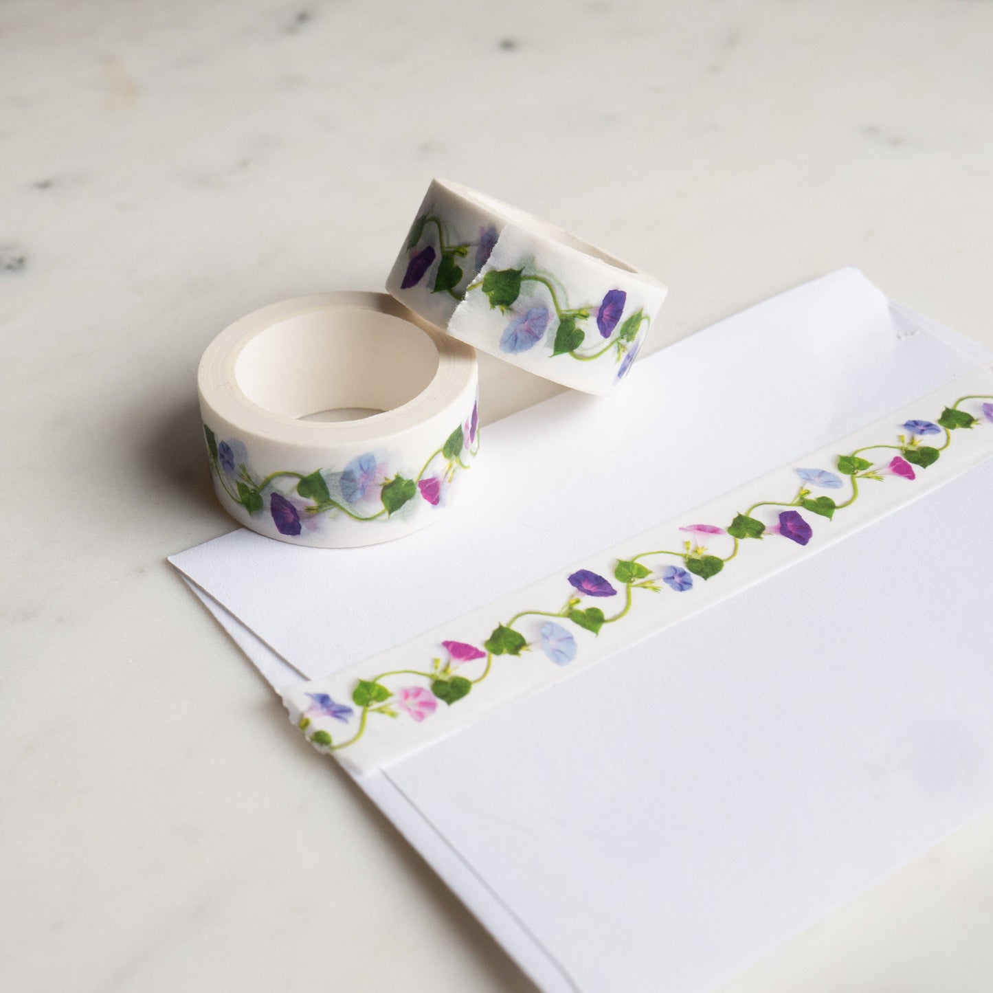 Washi - morning glory Bottle Branch