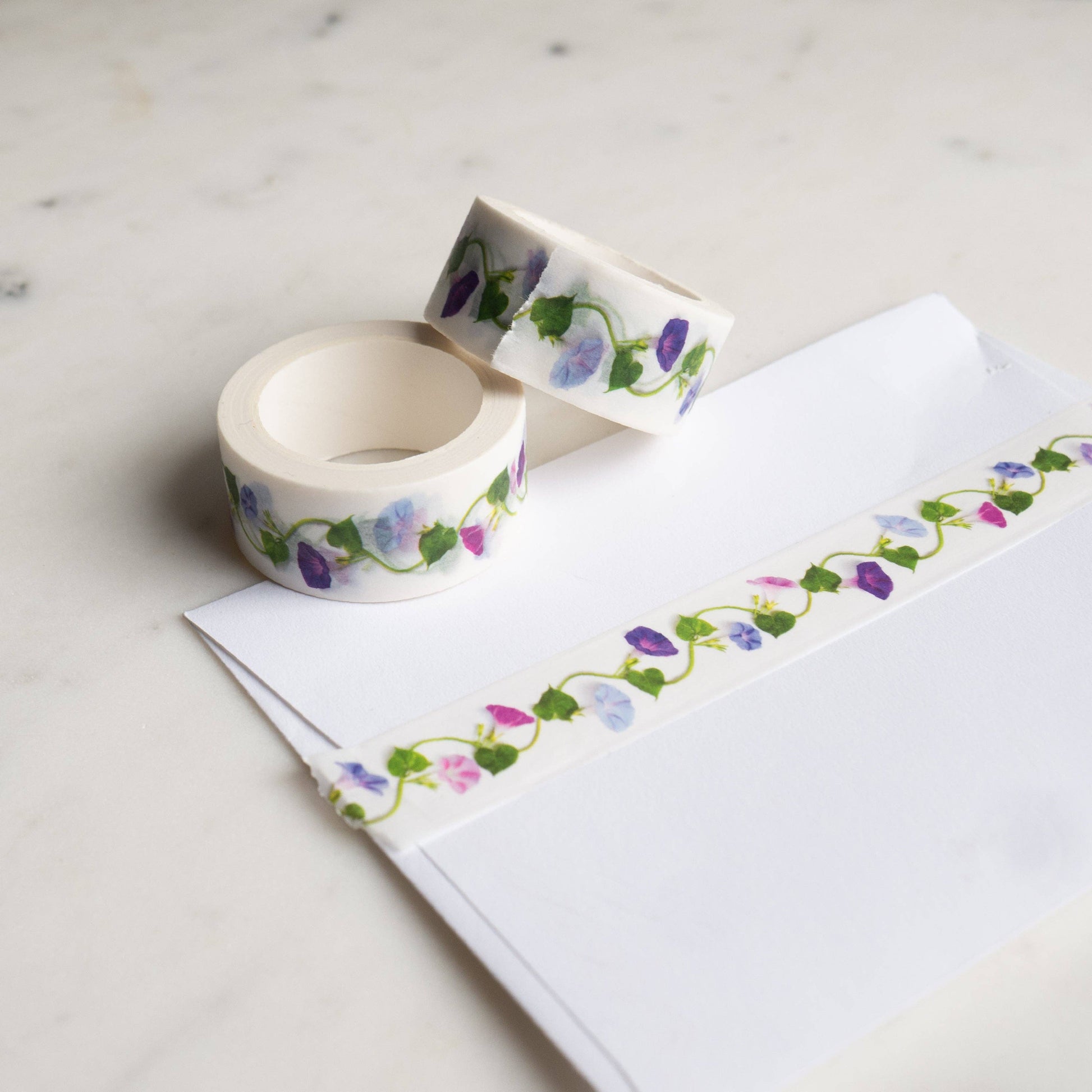 Washi - morning glory Bottle Branch
