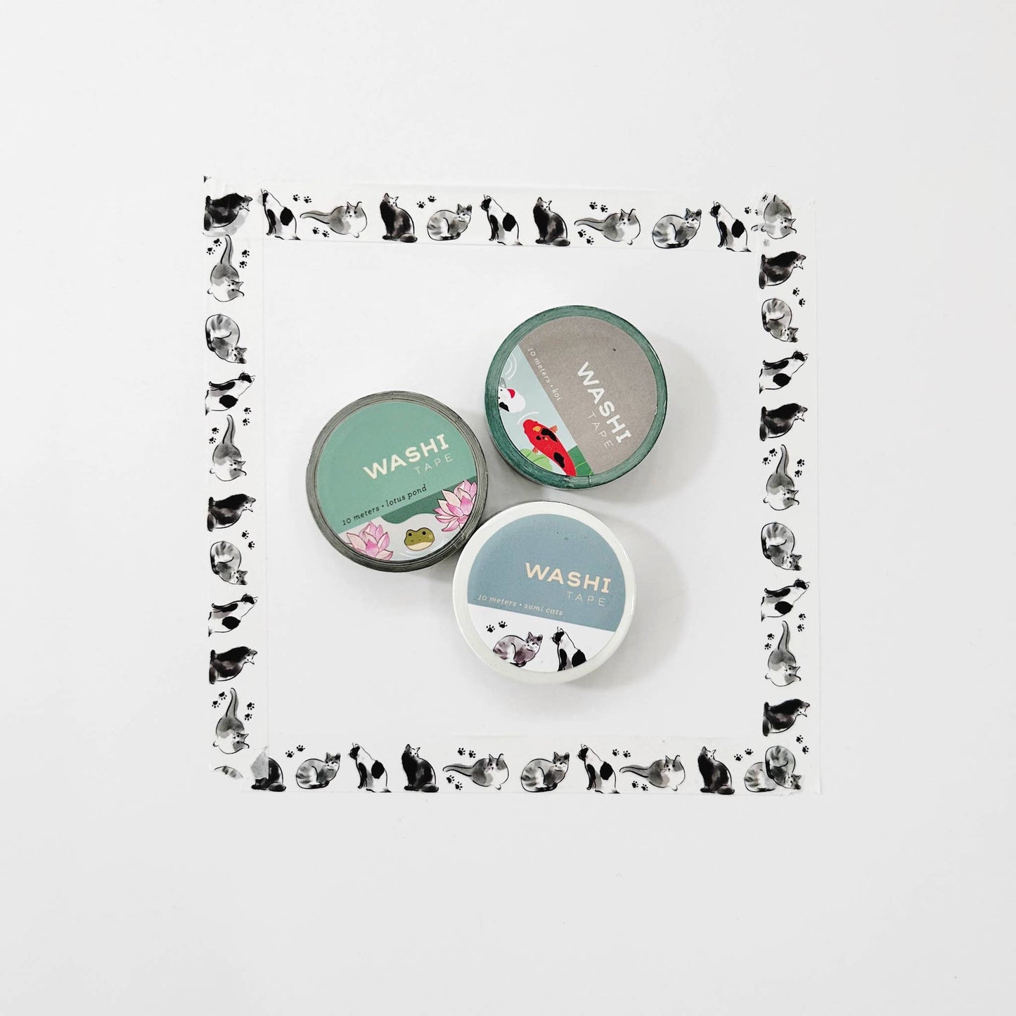Lotus Pond Washi Tape Girl of All Work