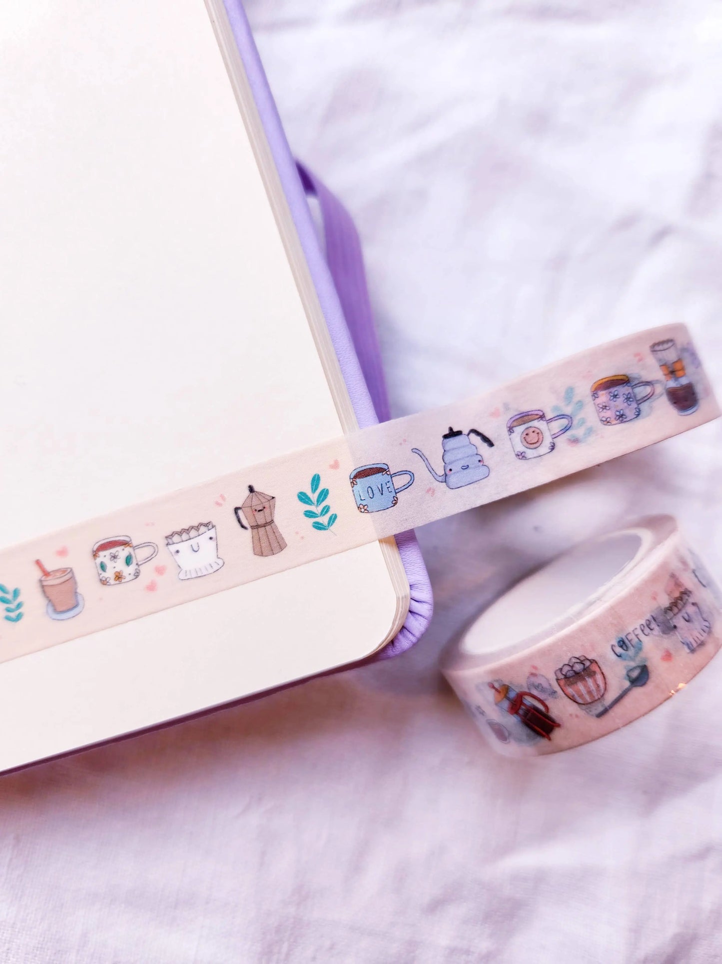 Coffee Shop Washi Tape Full Bloom and Co.