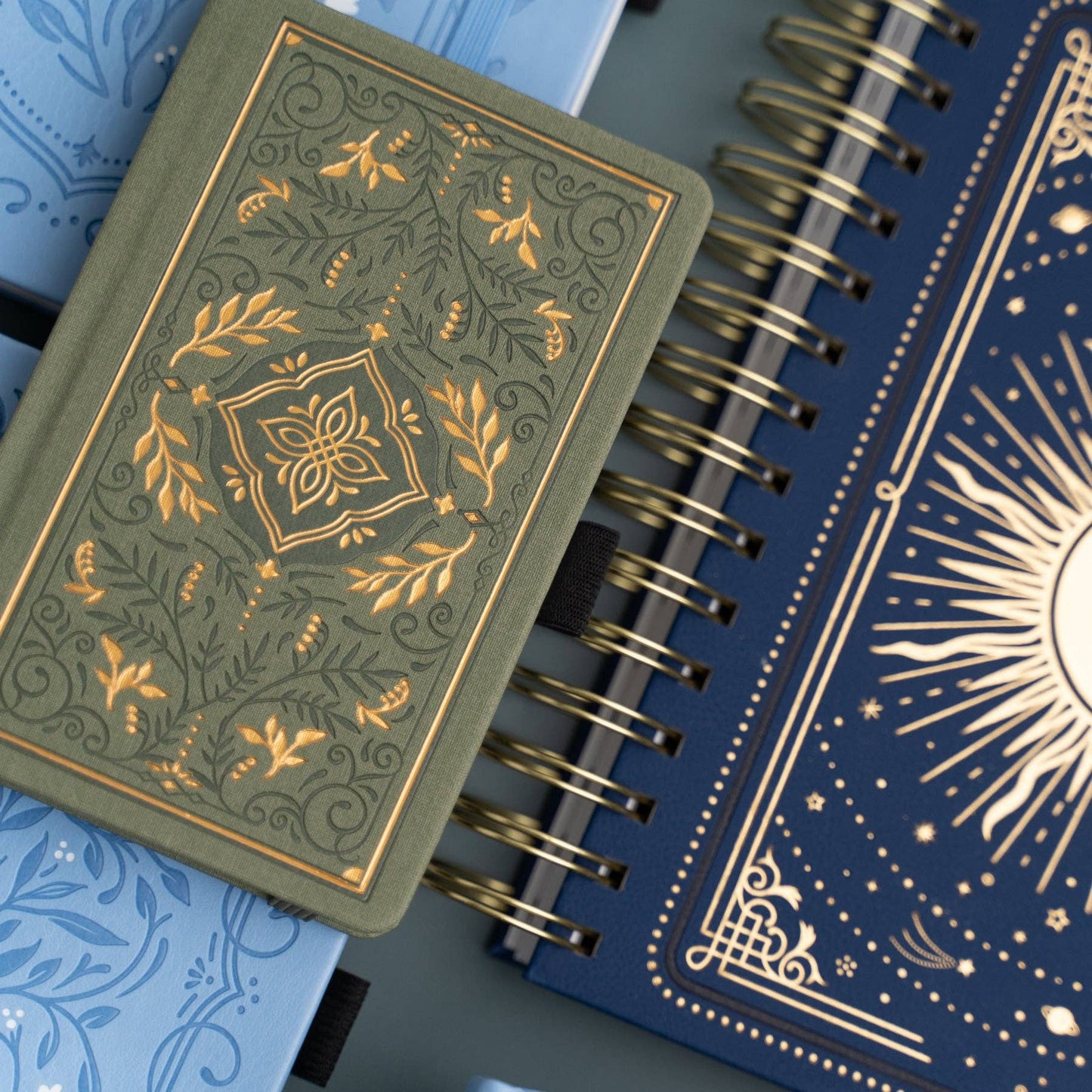Storybook In Vintage Olive Dot Grid Notebook Archer and Olive