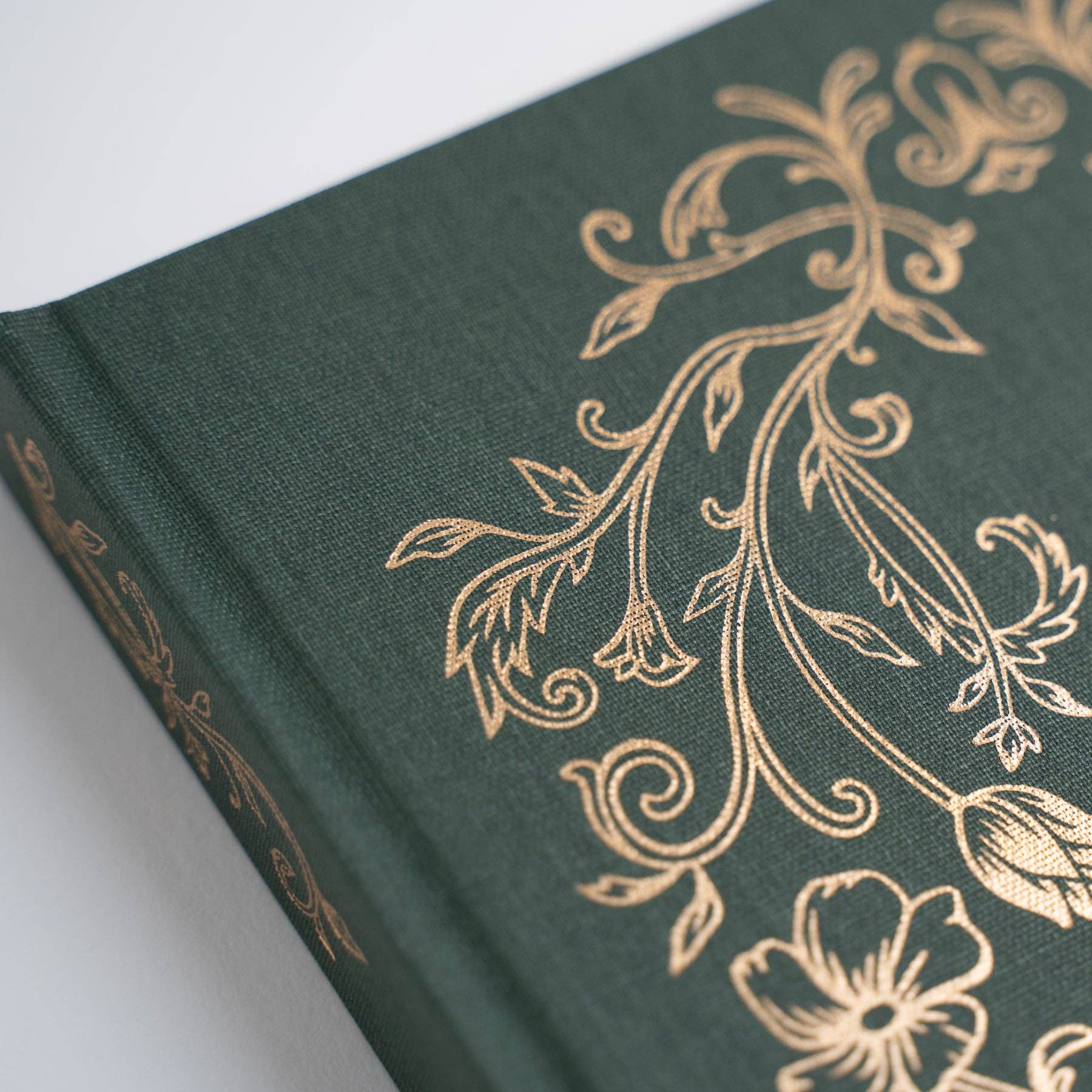8x8 Antique Floral Dot Grid Notebook Archer and Olive