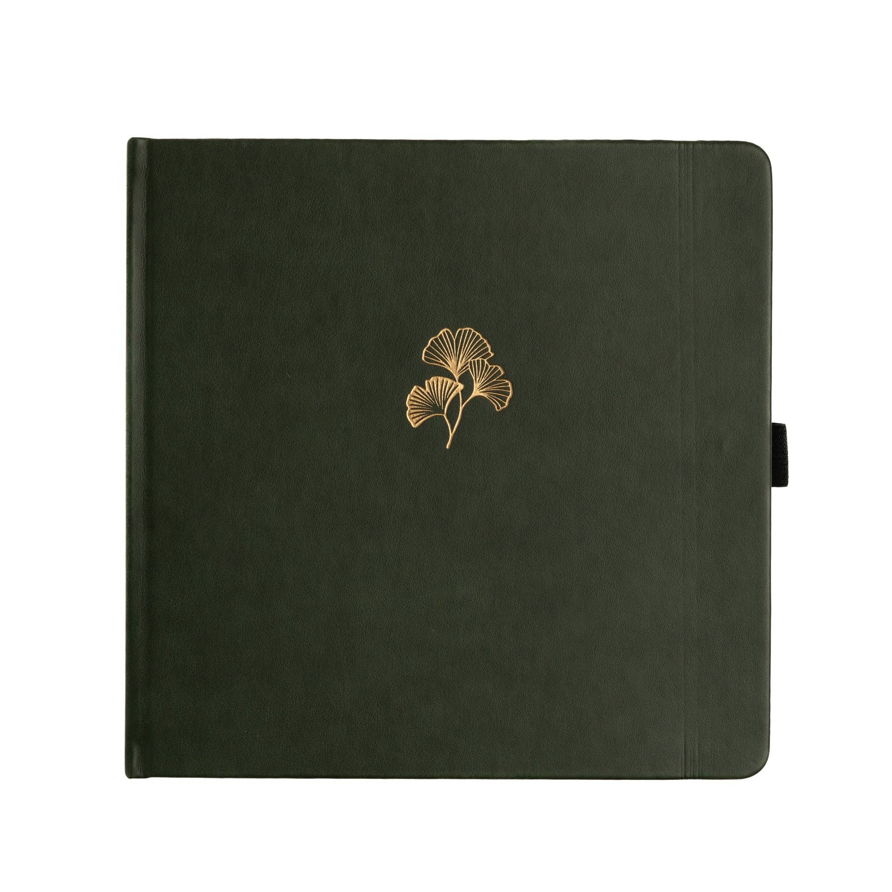 Limited Edition Square Notebook: Ginkgo Leaf Archer and Olive