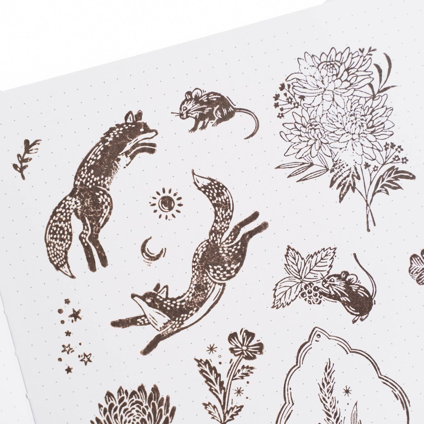 Acrylic Stamps: Forest Findings Archer and Olive