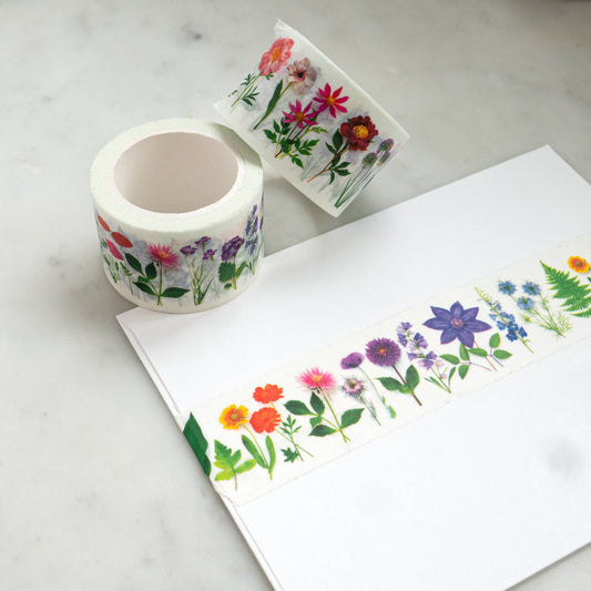 Washi Tape - Blooming Rainbow Bottle Branch