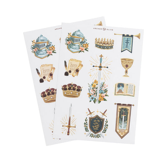Stickers: Knight's Sword Archer and Olive